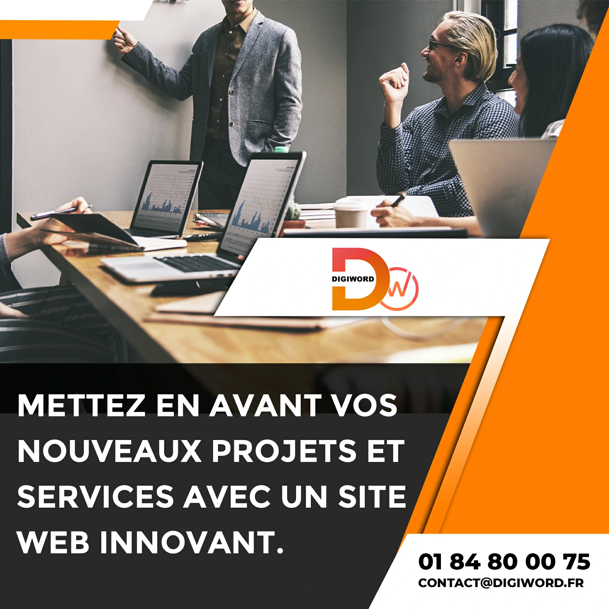 Mettez en avant vos nouveaux projets et services avec un site web innovant
