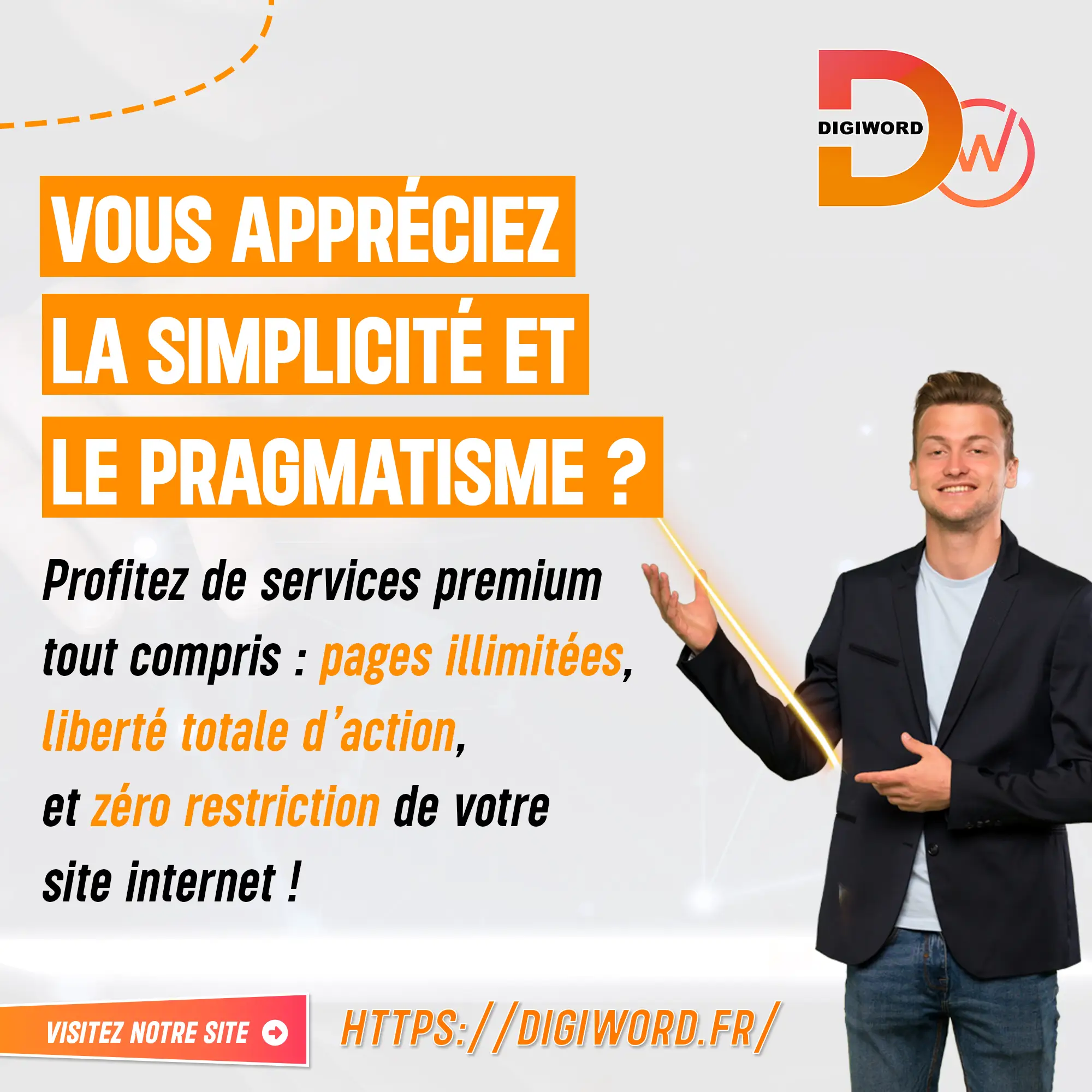 Simplicité et pragmatisme : Digiword révolutionne la création de sites web !